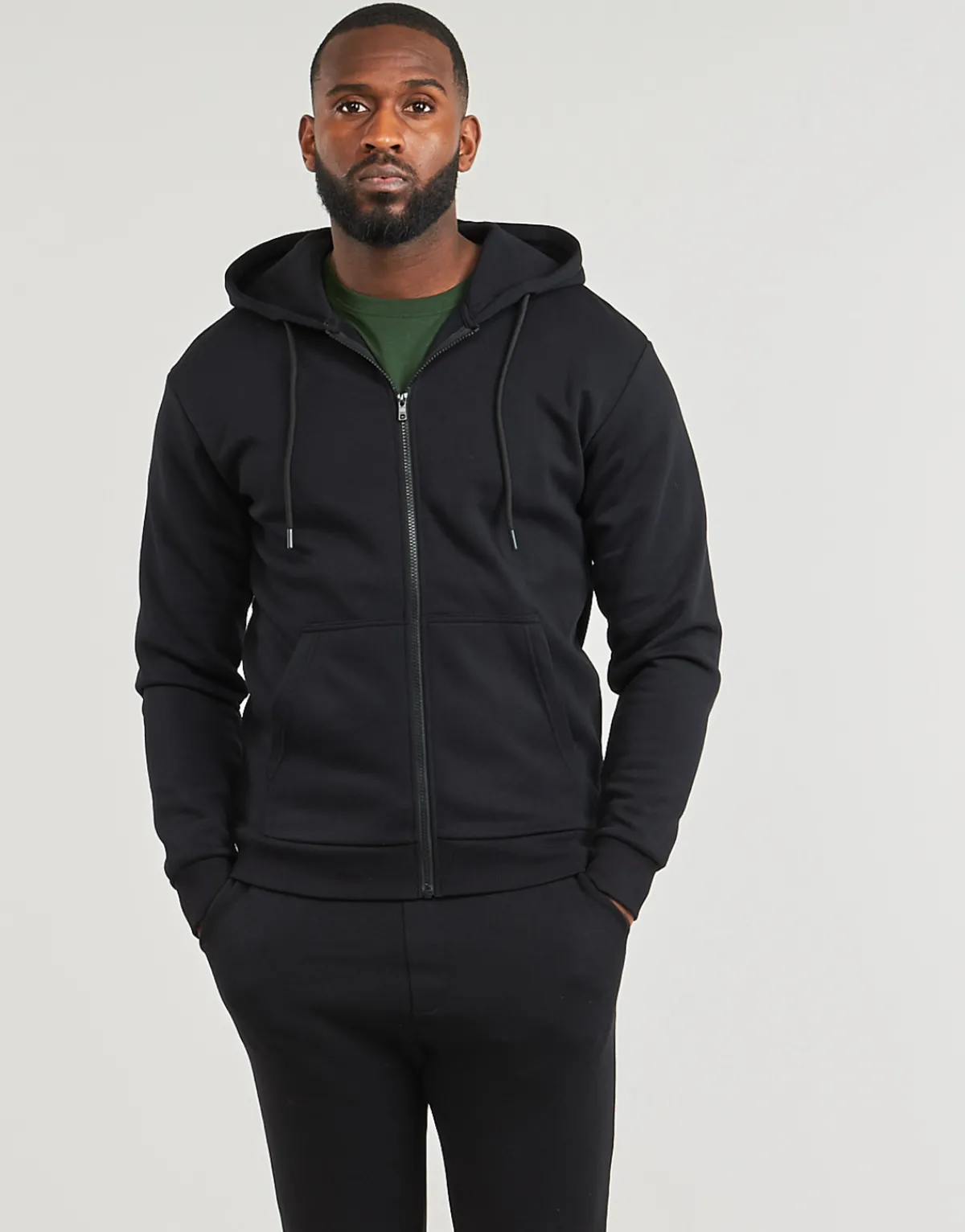 Jack & Jones JJEBRADLEY SWEAT ZIP HOOD-Homme Sweats & Polaires