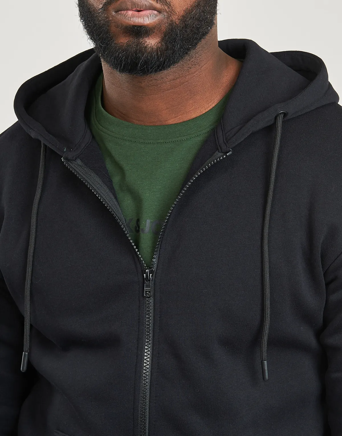 Jack & Jones JJEBRADLEY SWEAT ZIP HOOD-Homme Sweats & Polaires