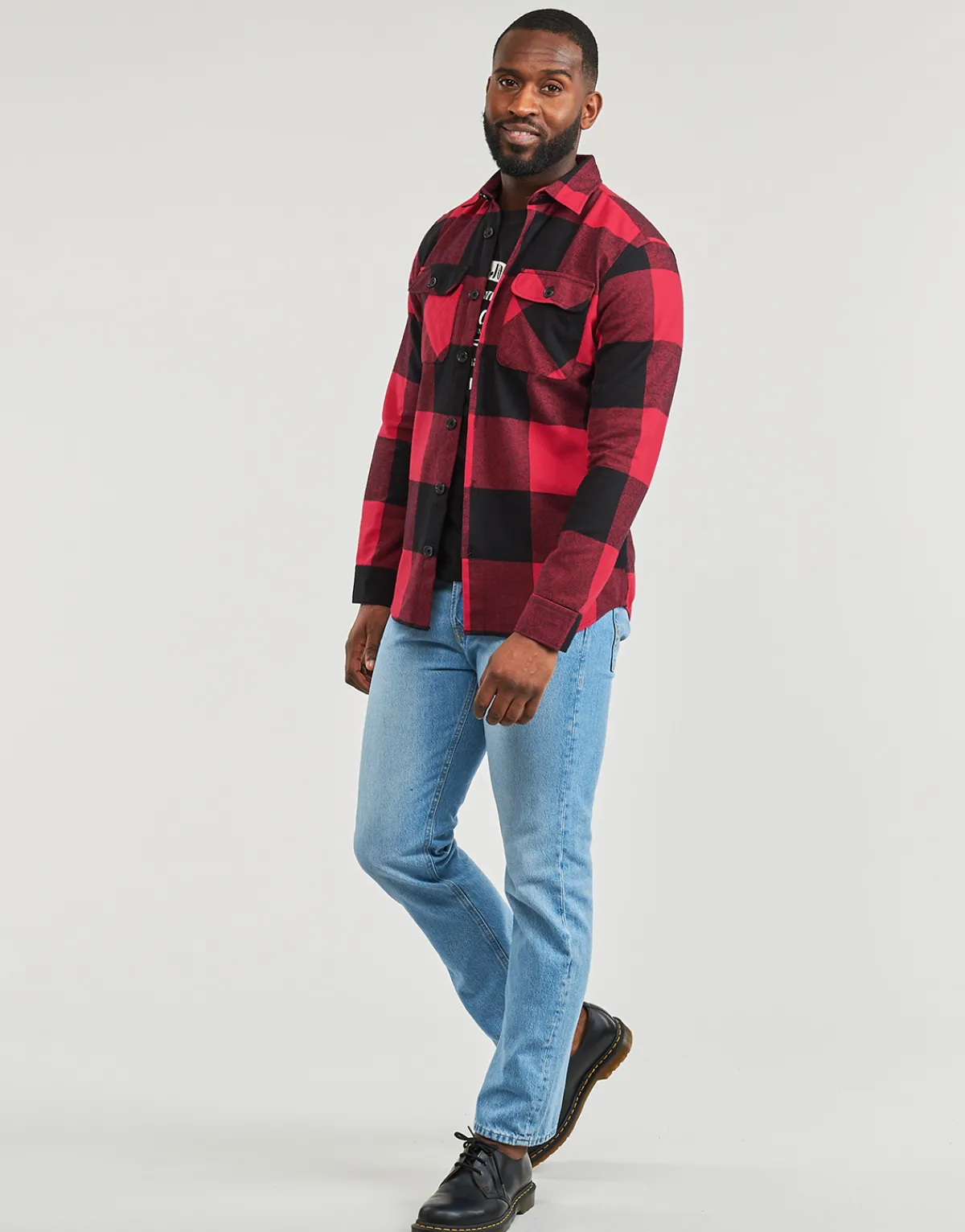 Jack & Jones JJEDARREN BUFFALO OVERSHIRT LS-Homme Chemises
