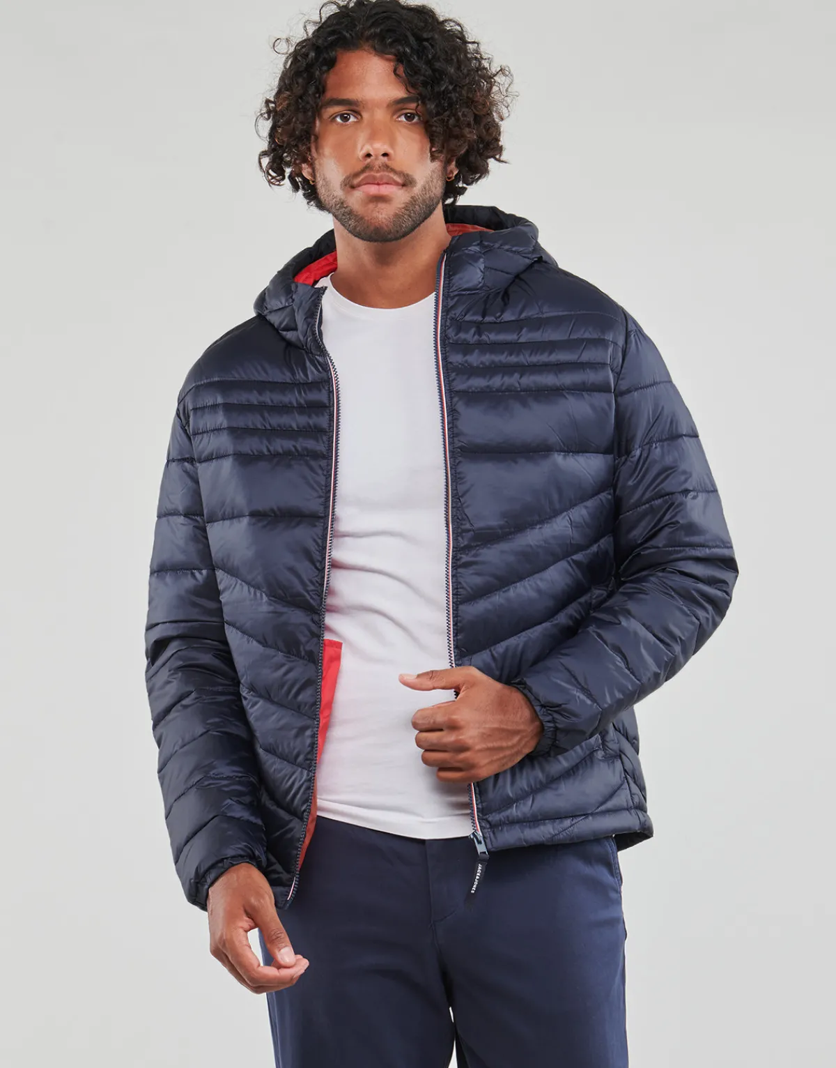 Jack & Jones JJEFLY PUFFER HOOD-Homme Manteaux