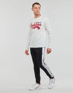 Jack & Jones JJELOGO TEE LS O-NECK 2 COL AW23 SN-Homme T-Shirts & Polos