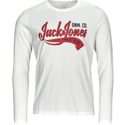 Jack & Jones JJELOGO TEE LS O-NECK 2 COL AW23 SN-Homme T-Shirts & Polos