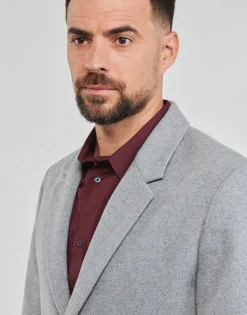 Jack & Jones JJEMORRISON WOOL COAT SN-Homme Manteaux