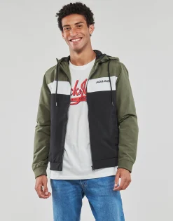 Jack & Jones JJERUSH HOOD BOMBER-Homme Vestes