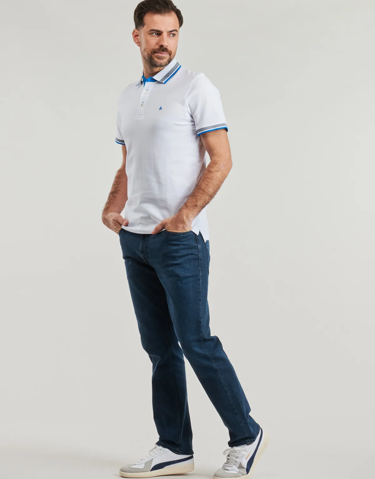 Jack & Jones JJICLARK JJORIGINAL-Homme Jeans