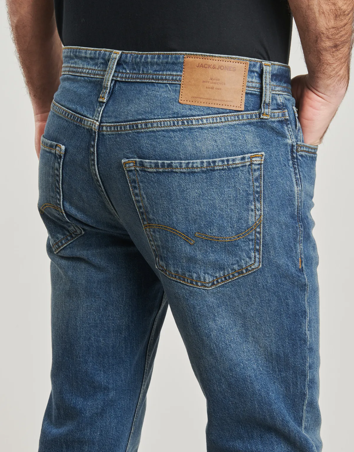 Jack & Jones JJICLARK JJORIGINAL-Homme Jeans