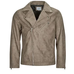 Jack & Jones JJROCKY FAUX SUEDE BIKER JACKET-Homme Vestes