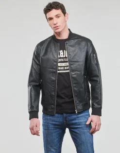 Jack & Jones JJROCKY PU BOMBER-Homme Vestes