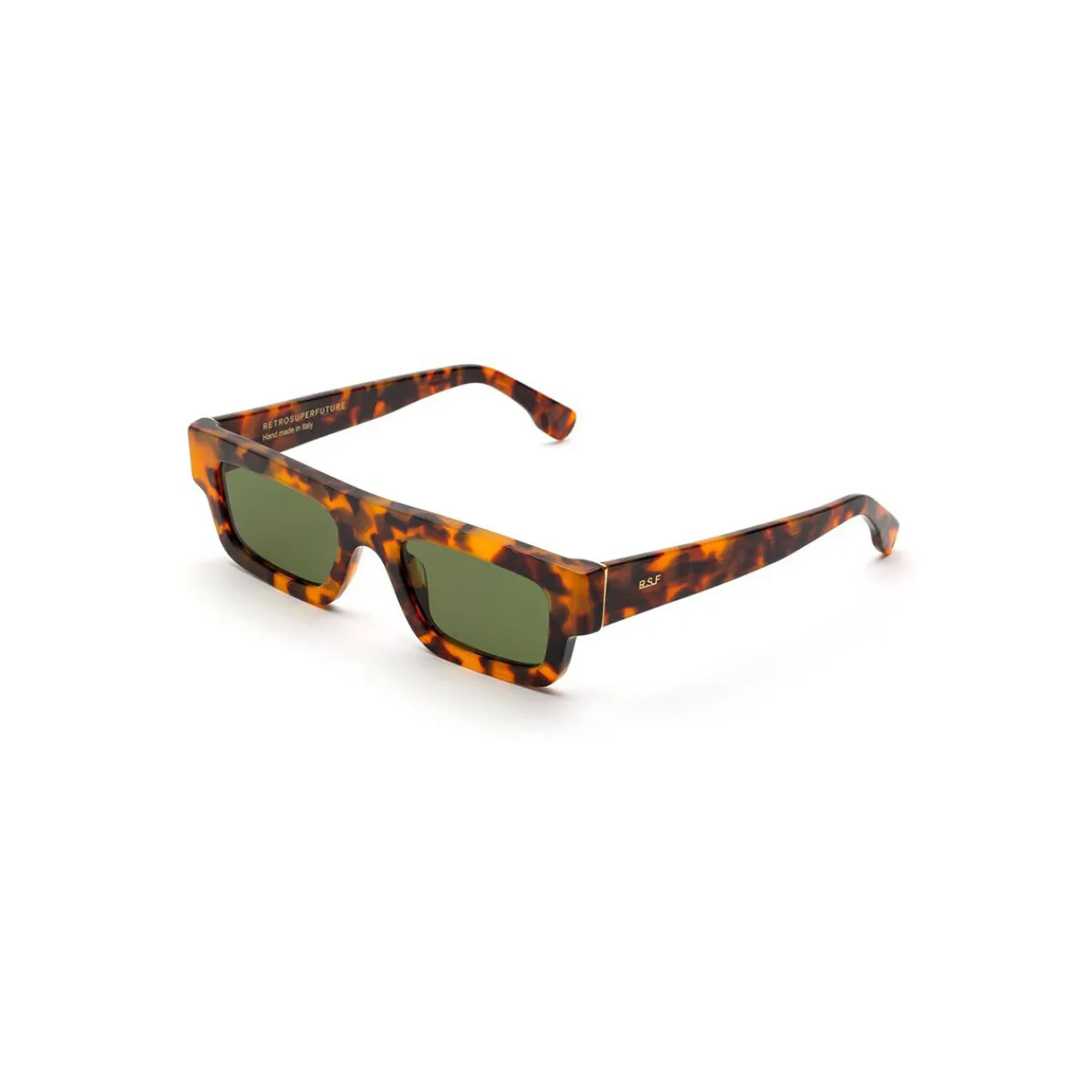 Retrosuperfuture JNW Colpo Lunettes de soleil, Havana/Vert, 52 mm-Homme Lunettes De Soleil