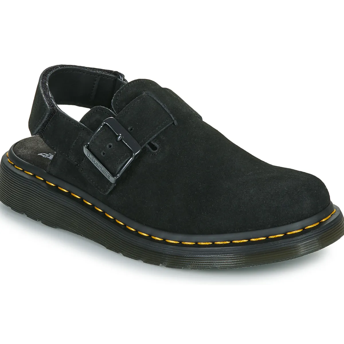 Dr. Martens JORGE II Black E.H SUEDE-Homme Mules / Sabots