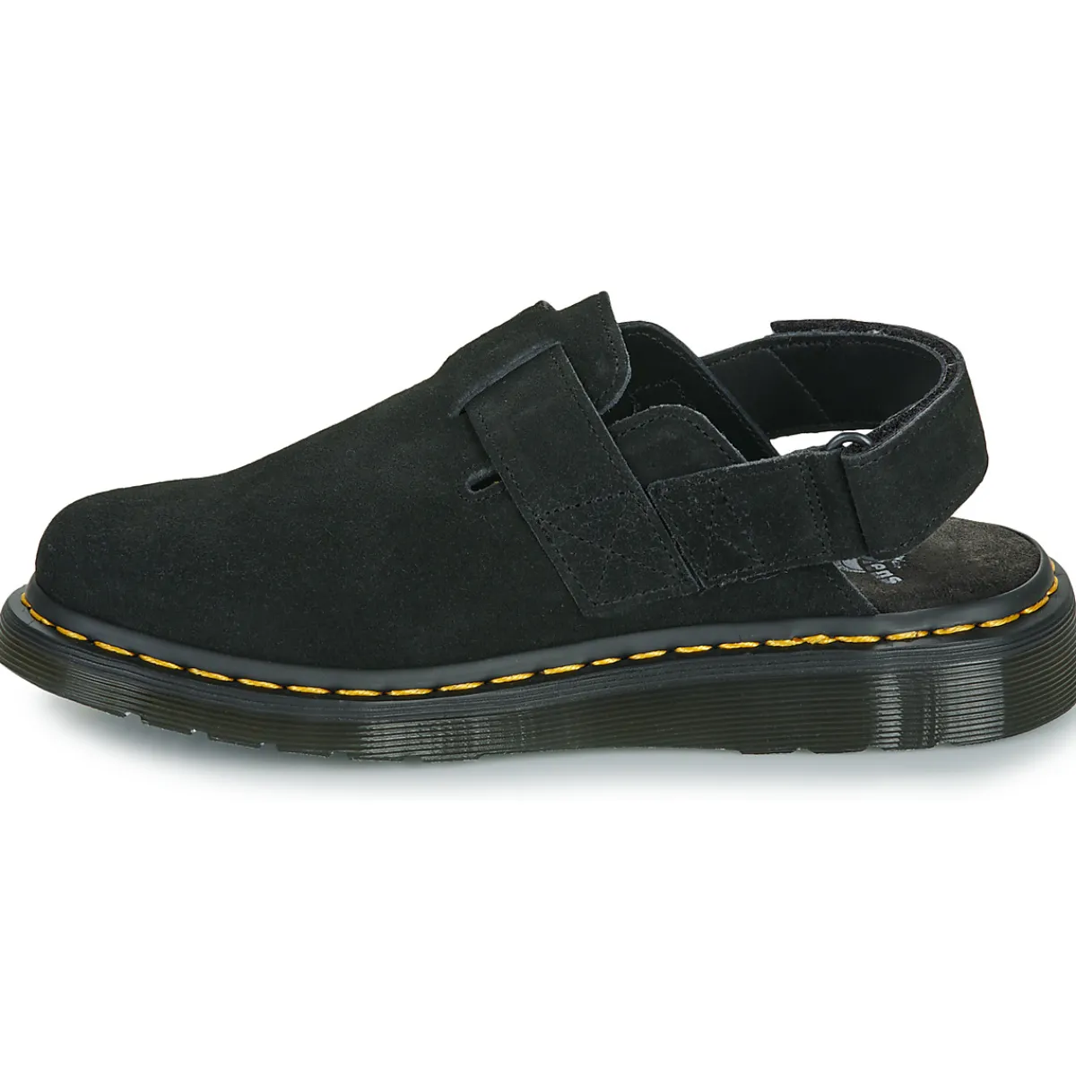 Dr. Martens JORGE II Black E.H SUEDE-Homme Mules / Sabots