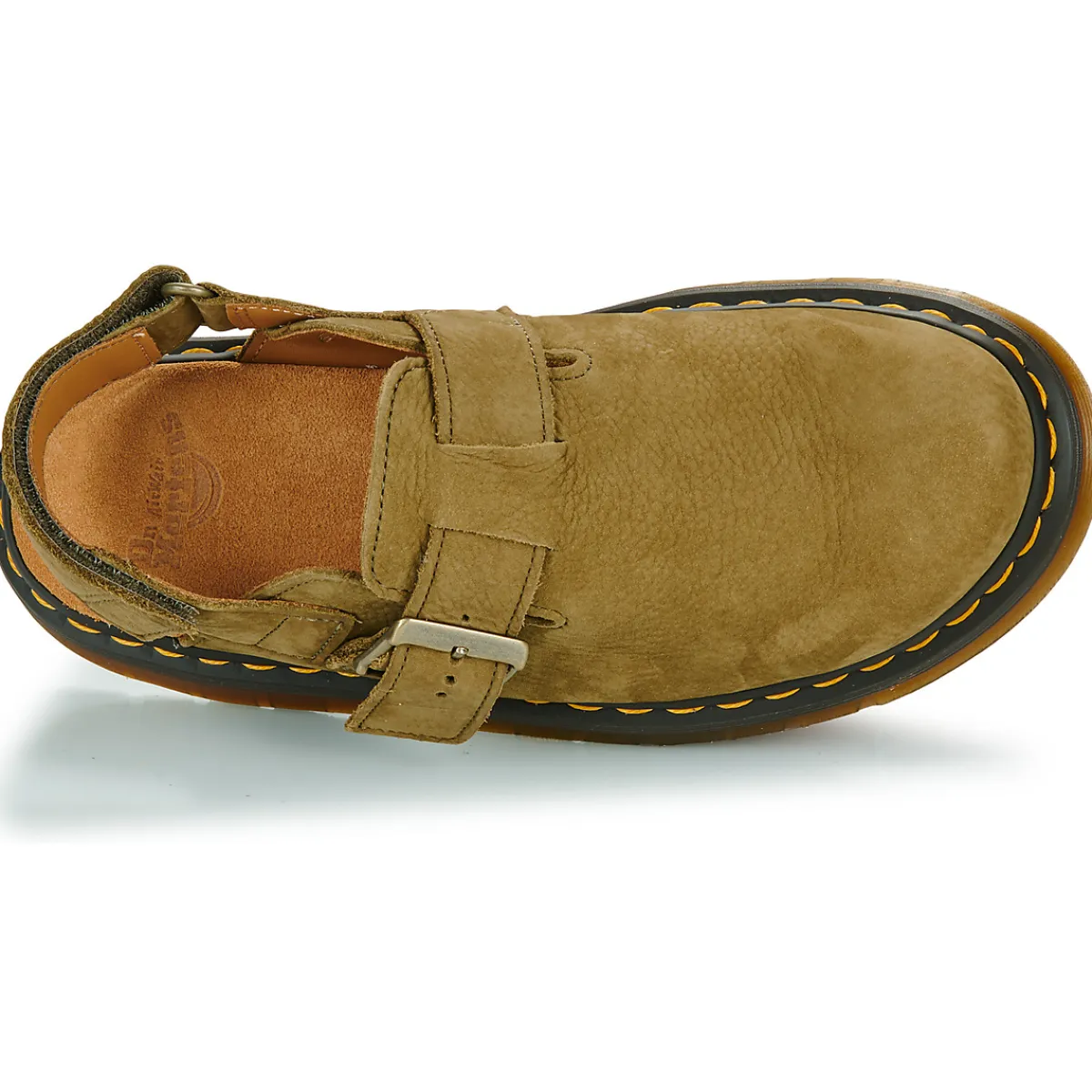 Dr. Martens Jorge Muted Olive Tumbled Nubuck+E.H.Suede-Homme Mules / Sabots