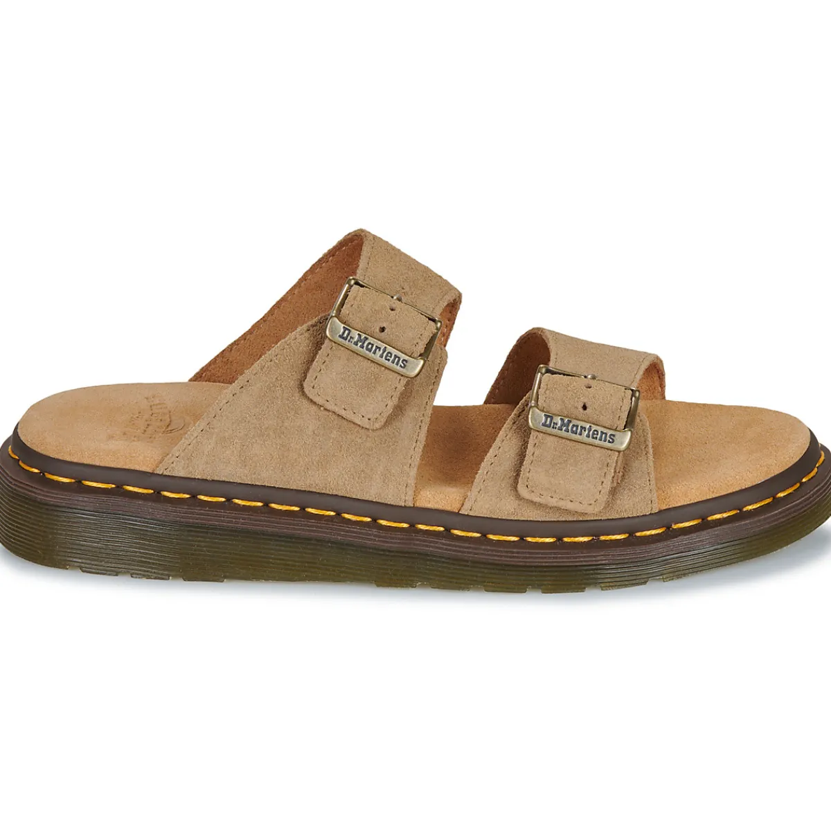 Dr. Martens Josef Savannah Tan Bronx Suede-Homme Mules / Sabots