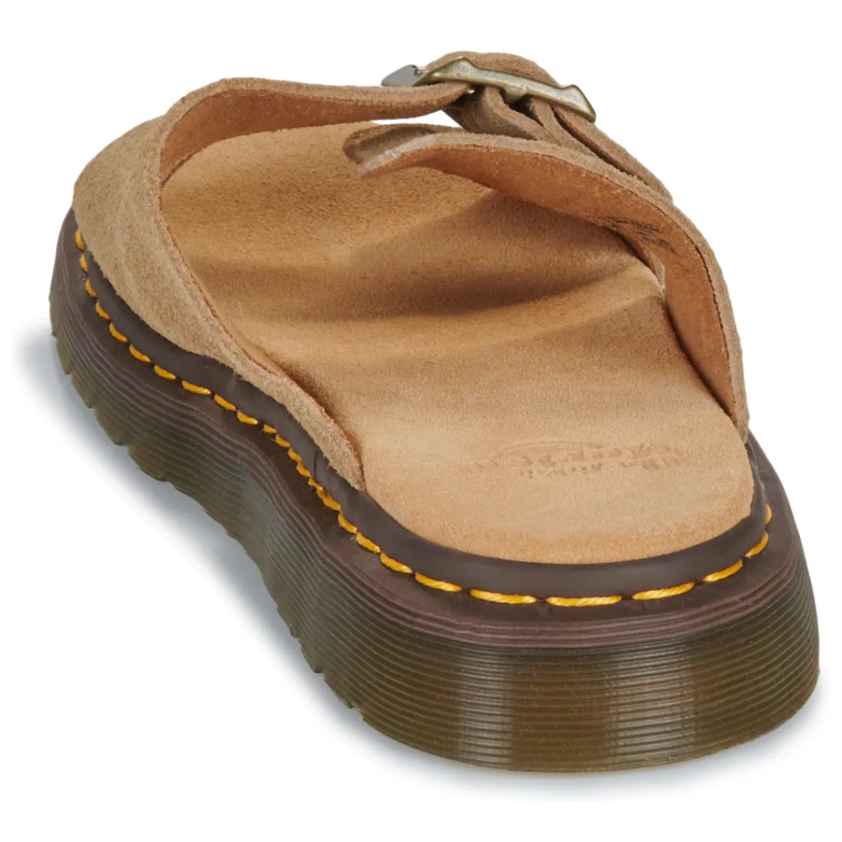 Dr. Martens Josef Savannah Tan Bronx Suede-Homme Mules / Sabots