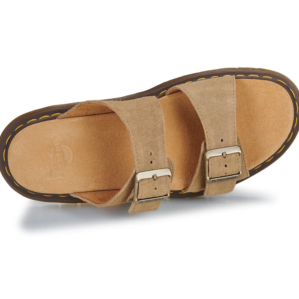 Dr. Martens Josef Savannah Tan Bronx Suede-Homme Mules / Sabots