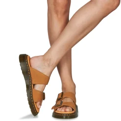 Dr. Martens Josef Savannah Tan Tumbled Nubuck-Homme Mules / Sabots