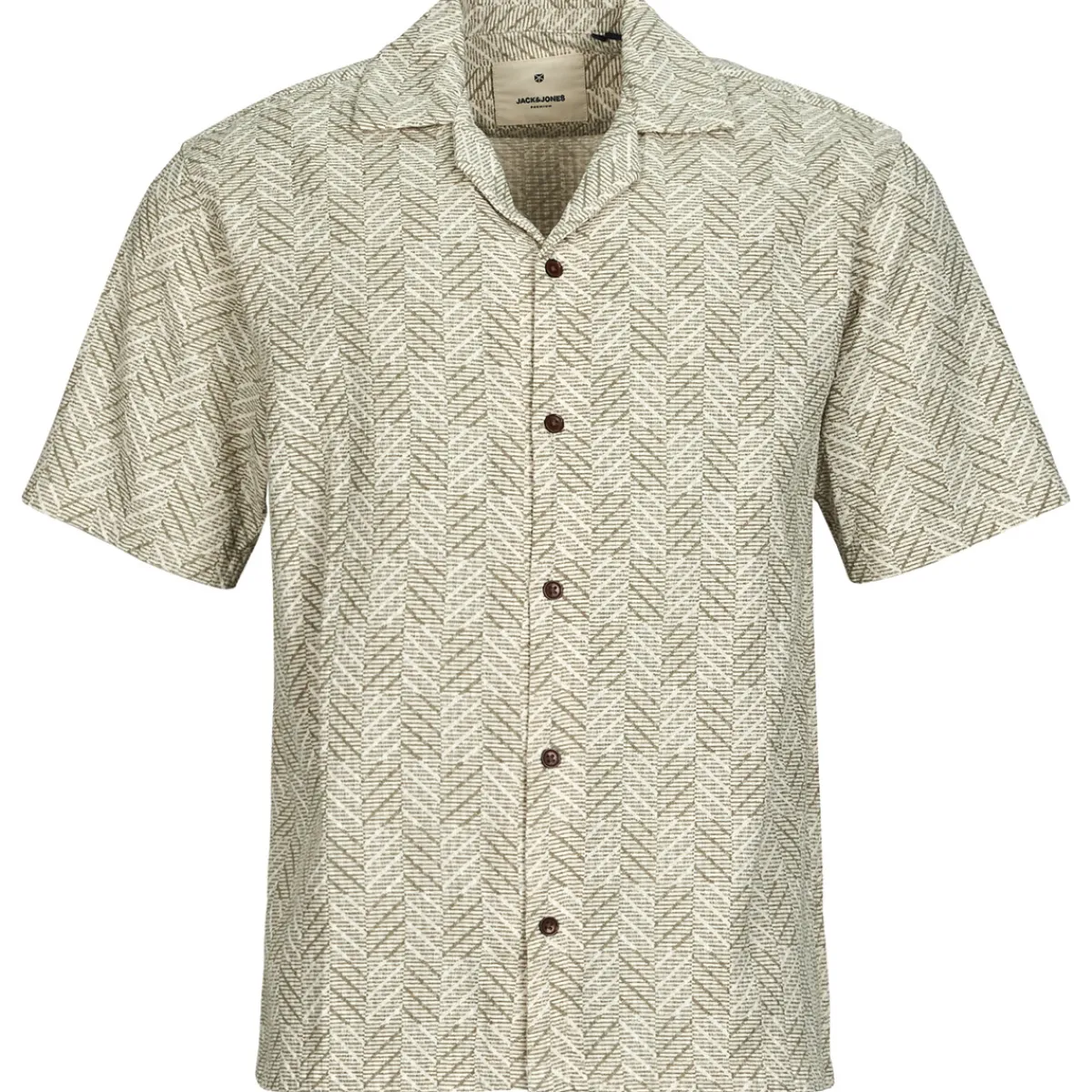 Jack & Jones JPRBLUVINCENT PRINT RESORT S/S SHIRT SN-Homme Chemises
