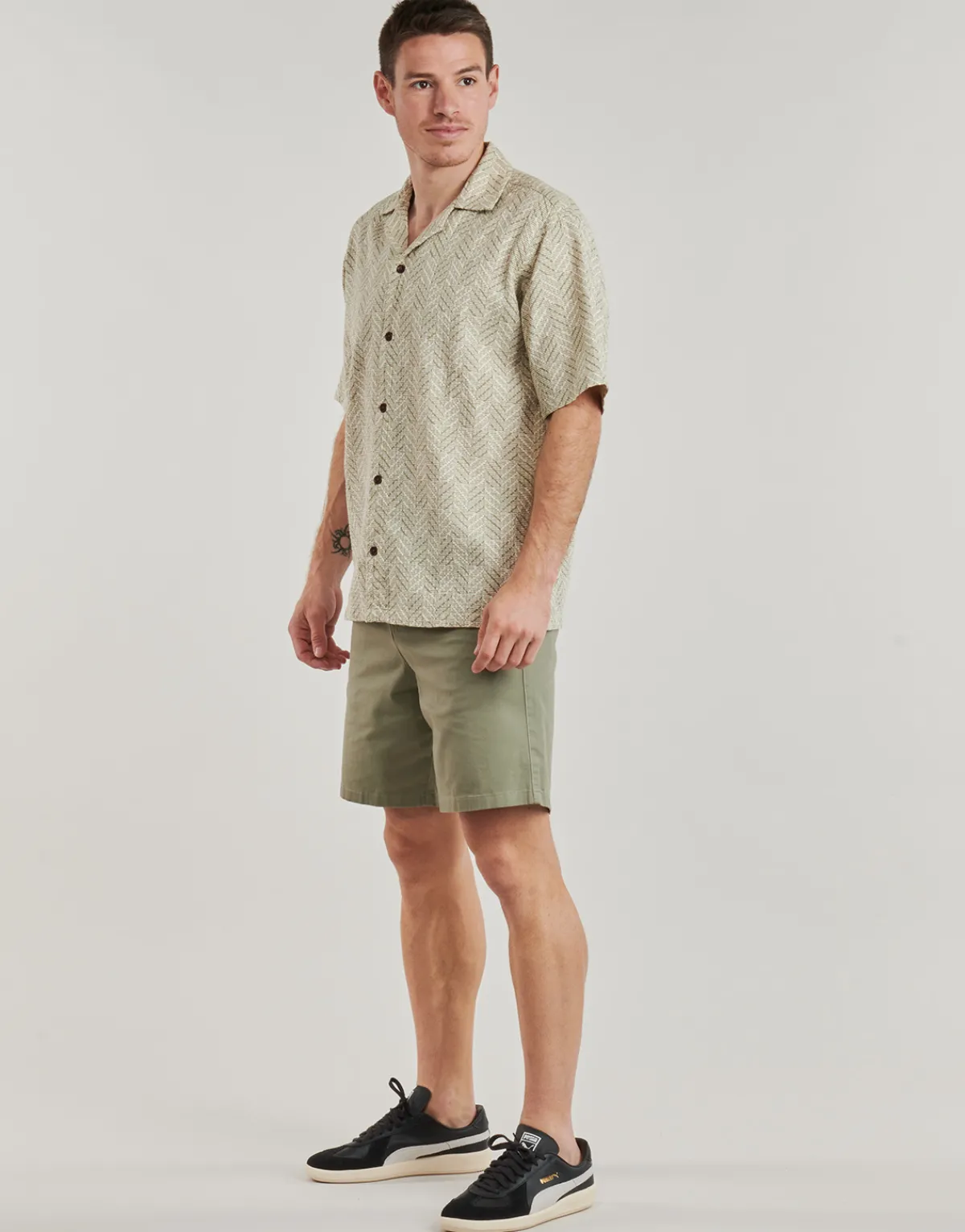 Jack & Jones JPRBLUVINCENT PRINT RESORT S/S SHIRT SN-Homme Chemises