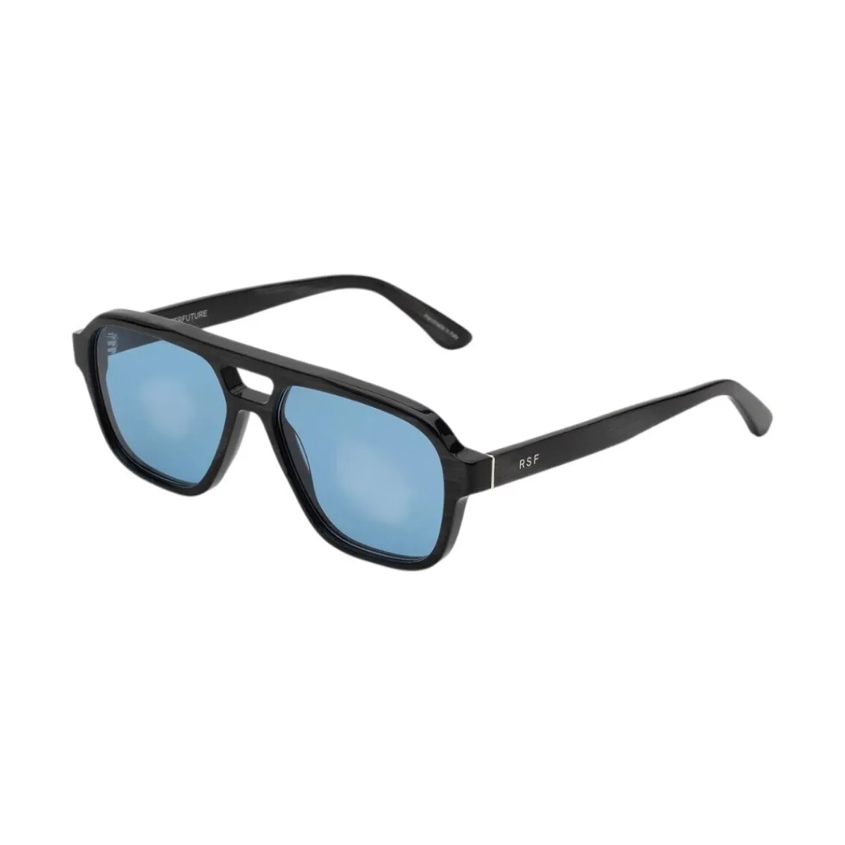 Retrosuperfuture 0JT Maneval Lunettes de soleil, /Bleu clair, 56 mm-Homme Lunettes De Soleil
