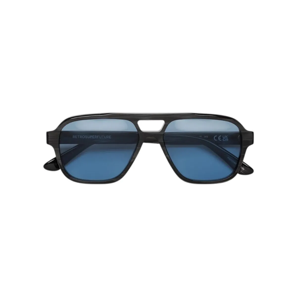 Retrosuperfuture 0JT Maneval Lunettes de soleil, /Bleu clair, 56 mm-Homme Lunettes De Soleil