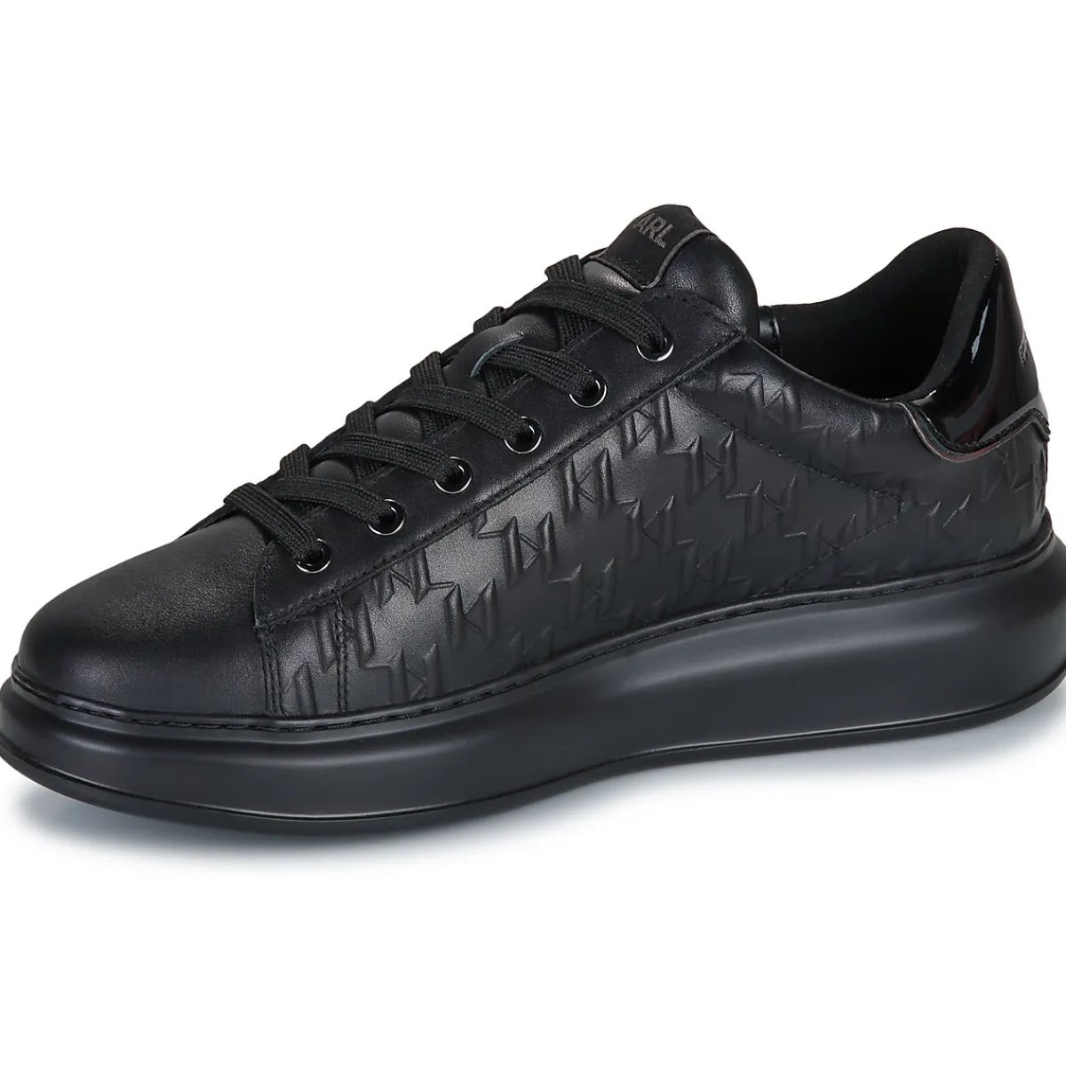 Karl Lagerfeld KAPRI MENS Monogram Emboss Lo-Homme Baskets Mode