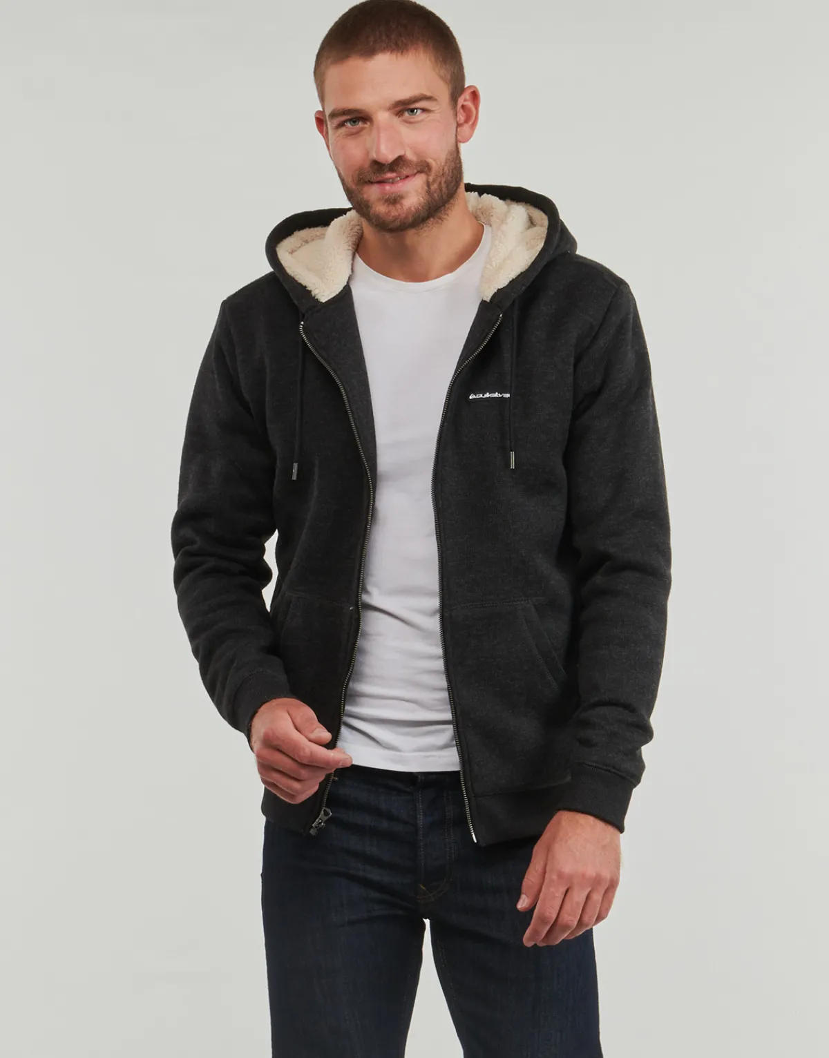 Quiksilver KELLER SHERPA-Homme Sweats & Polaires