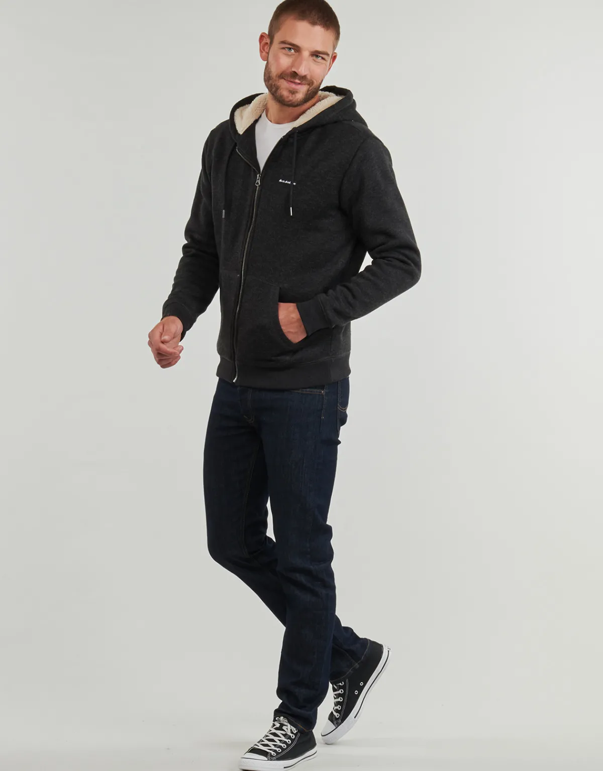 Quiksilver KELLER SHERPA-Homme Sweats & Polaires