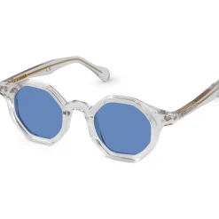 Xlab LANZAROTE Lunettes de soleil, Transparent/Bleu clair, 43 mm-Homme Lunettes De Soleil