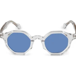 Xlab LANZAROTE Lunettes de soleil, Transparent/Bleu clair, 43 mm-Homme Lunettes De Soleil