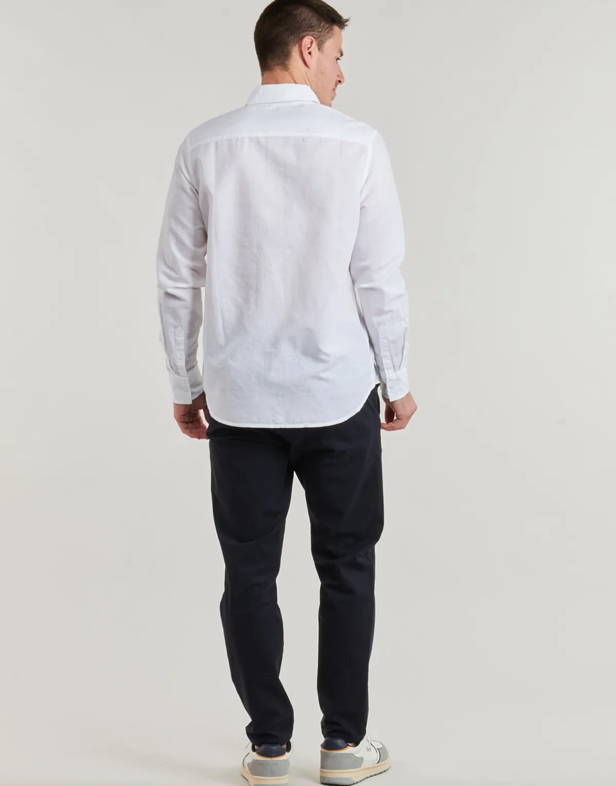 Calvin Klein Jeans LINEN COTTON SHIRT-Homme Chemises