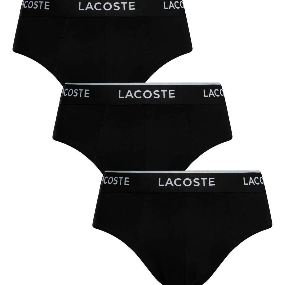 Lacoste Lot de 3 culottes extensibles en coton-Homme Slips