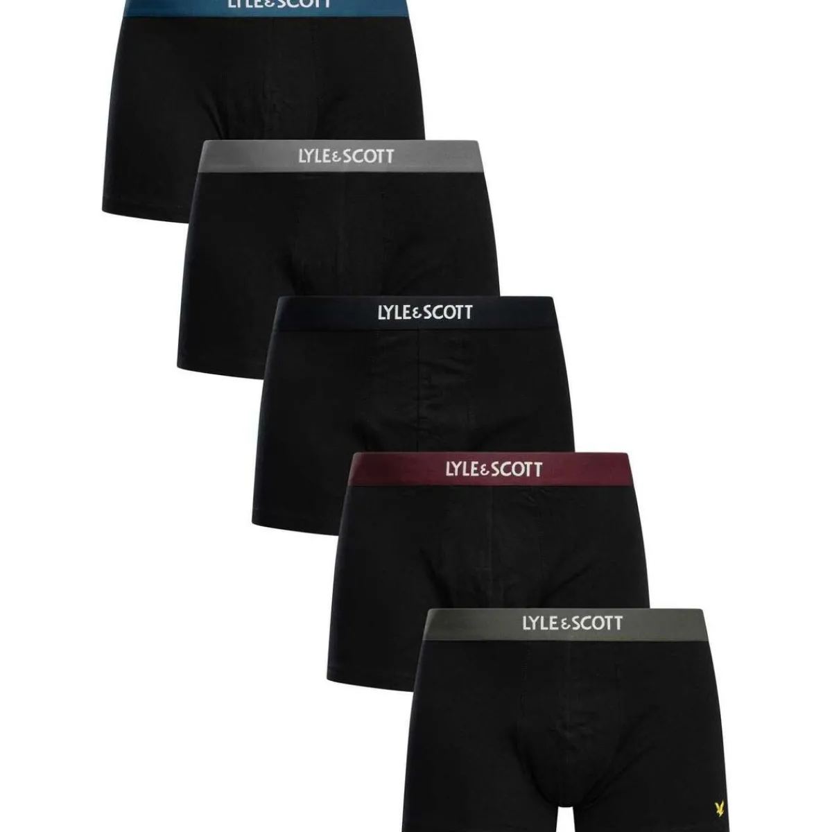 Lyle & Scott Lot de 5 malles Henrick-Homme Caleçons