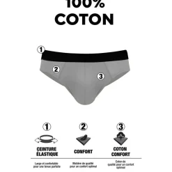 Pierre Cardin Lot de 4 slips homme Class-Homme Slips
