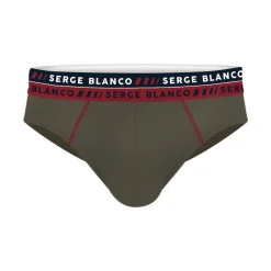 Serge Blanco Lot de 4 slips homme en coton French-Homme Slips