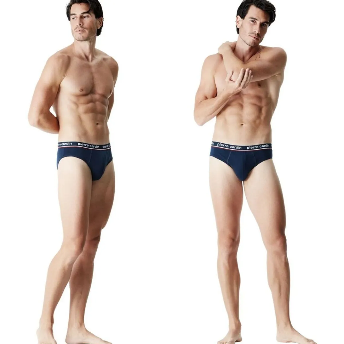 Pierre Cardin Lot de 4 slips homme en coton Uni French-Homme Slips