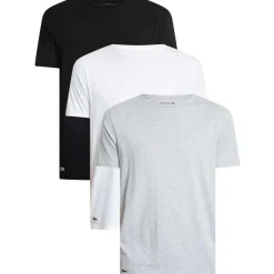 Lacoste Lot de 3 t-shirts confort ras du cou-Homme Pyjamas