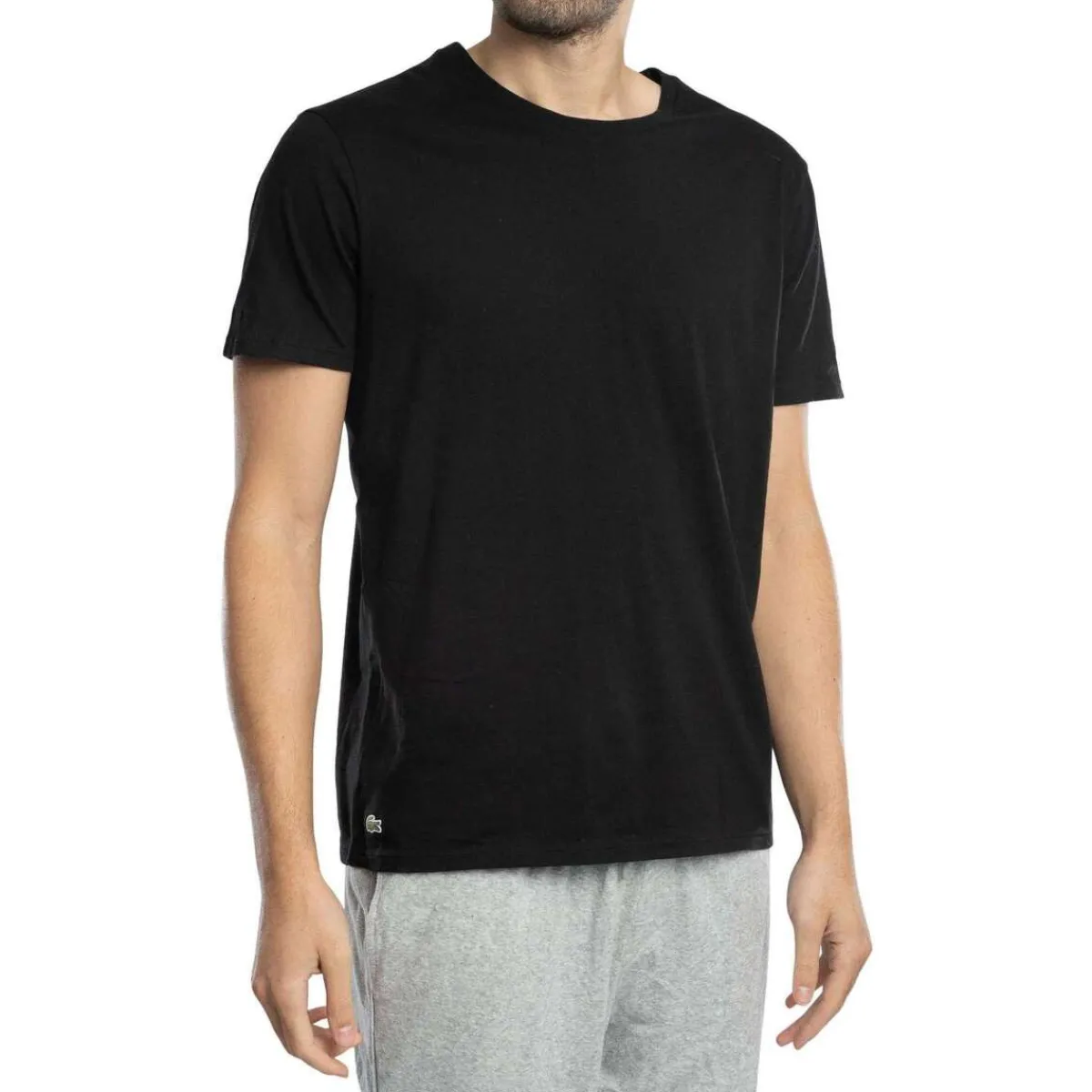 Lacoste Lot de 3 t-shirts confort ras du cou-Homme Pyjamas