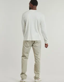 Calvin Klein Jeans LS WAFFLE BADGE CREWNK TEE-Homme T-Shirts & Polos