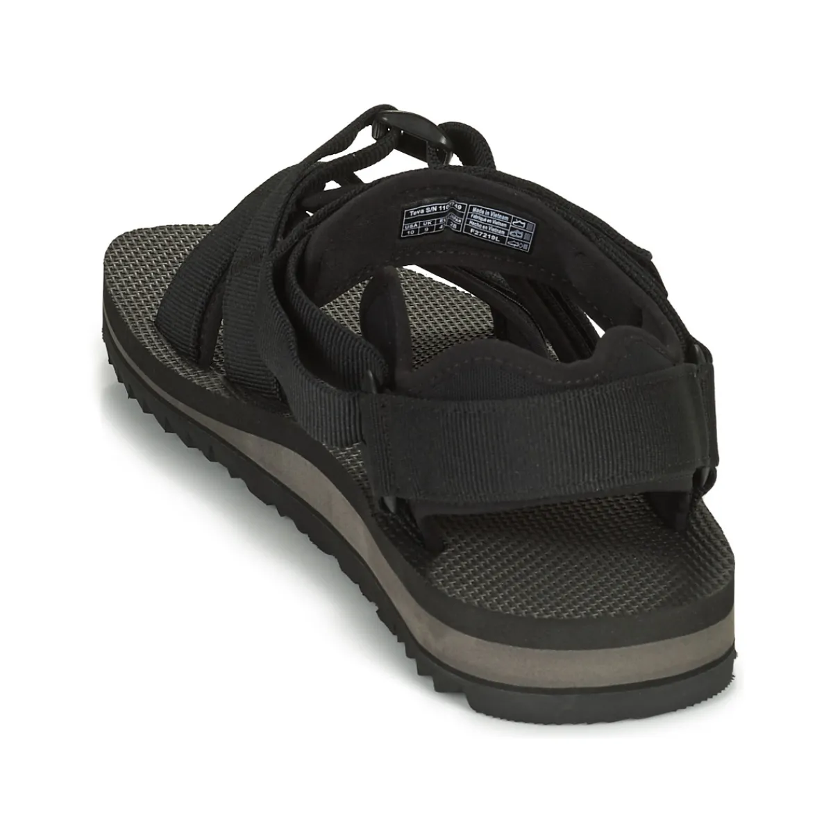 Teva M Cross Strap Trail BLACK-Homme Sandales Et Nu-Pieds