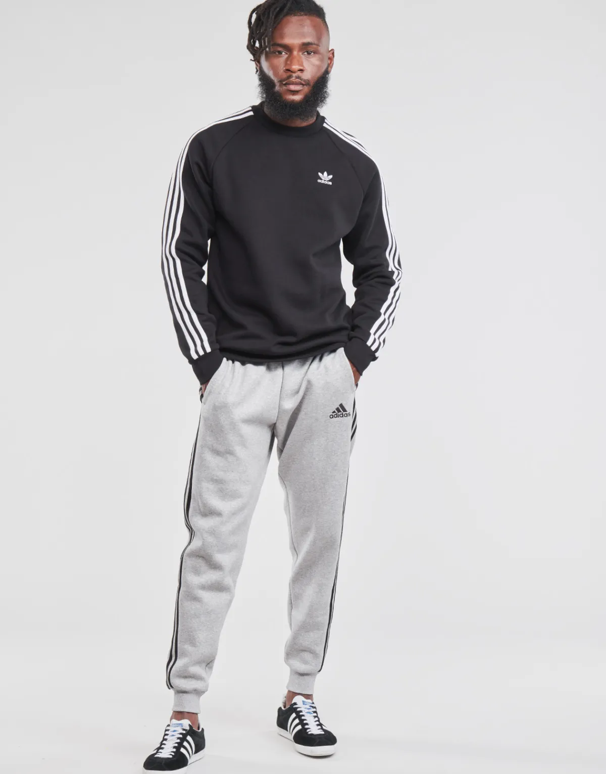 adidas M 3S FL F PT-Homme Joggings & Survêtements
