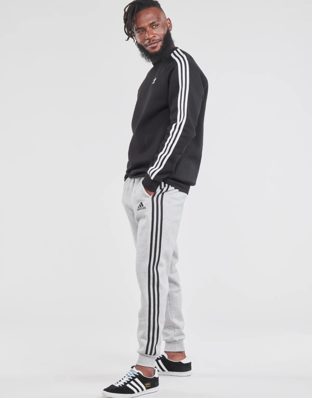 adidas M 3S FL F PT-Homme Joggings & Survêtements