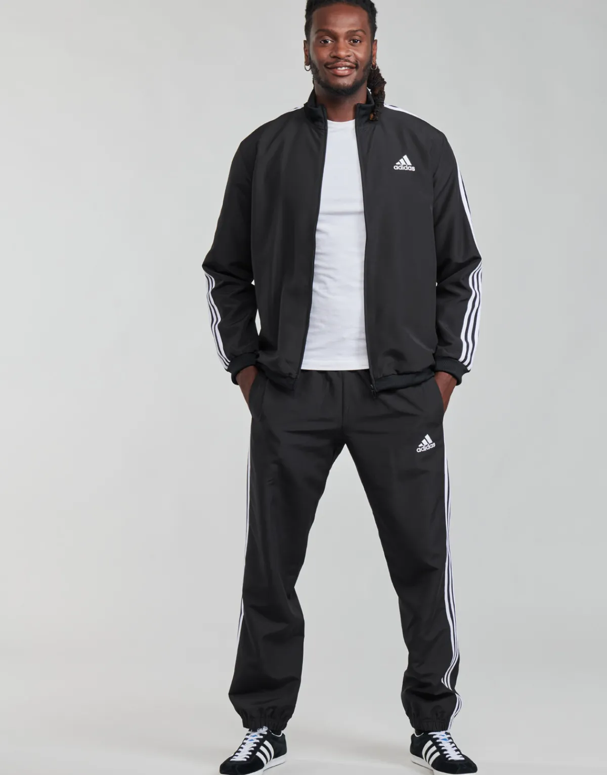 adidas M 3S WV TT TS-Homme Joggings & Survêtements