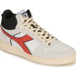 Diadora MAGIC BASKET DEMI CUT SUEDE LEATHER-Homme Baskets Mode