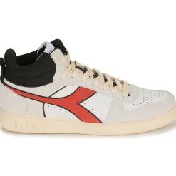 Diadora MAGIC BASKET DEMI CUT SUEDE LEATHER-Homme Baskets Mode