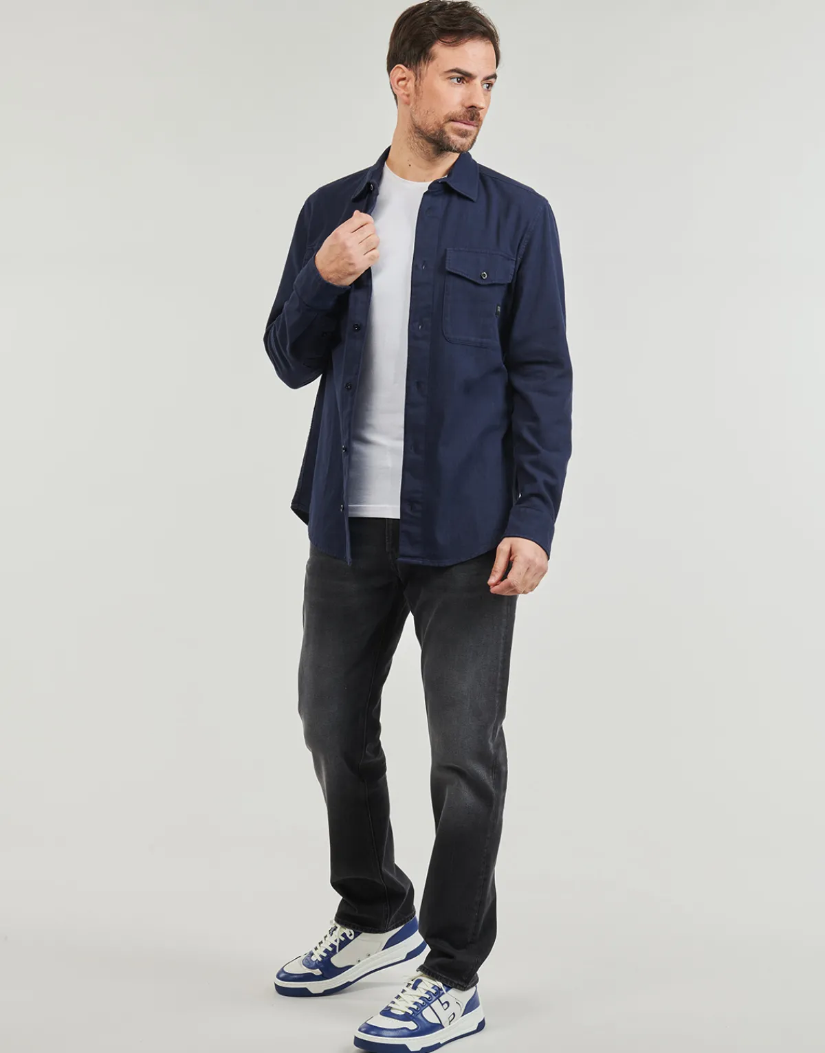 G-Star Raw slim shirt ls-Homme Chemises