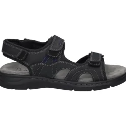 Josef Seibel Marlon 06, schwarz-Homme Sandales Et Nu-Pieds