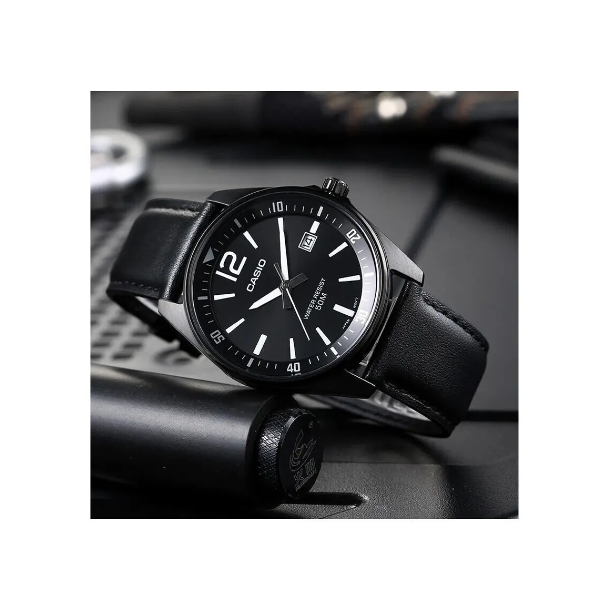 Casio MTPE170BL1B-Homme Montres