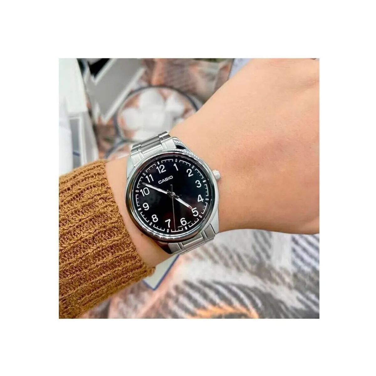 Casio MTPV005D1B4-Homme Montres