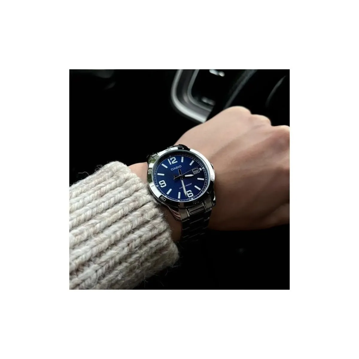 Casio MTPV004D2B-Homme Montres