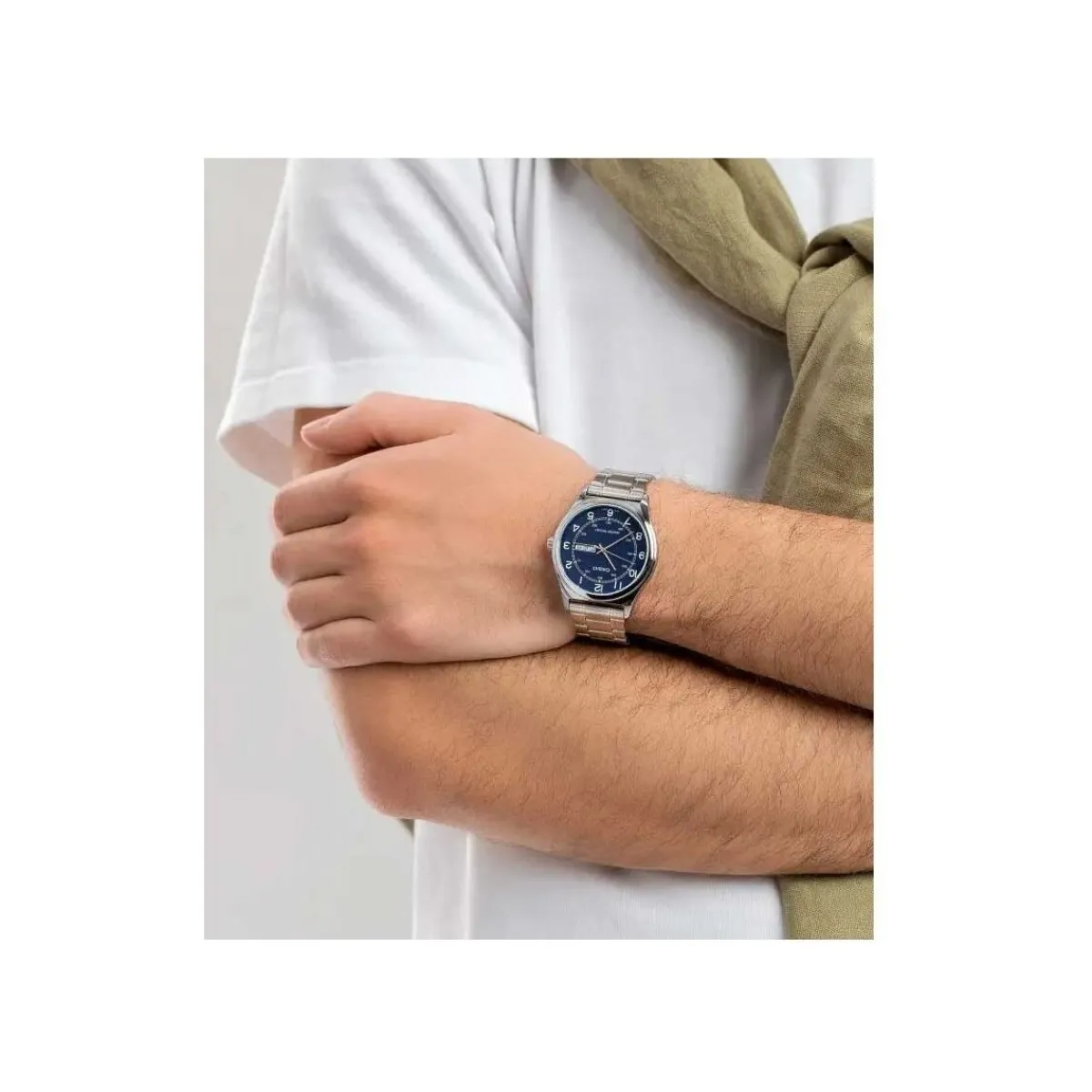 Casio MTPV006D2B-Homme Montres